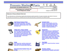 Tablet Screenshot of pressure-washer-parts.com